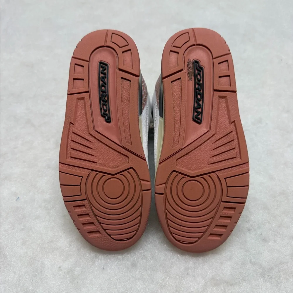 Nike Air Jordan 3 Retro Vintage Floral Youth Mid Shoes Size 1Y - Picture 8 of 9